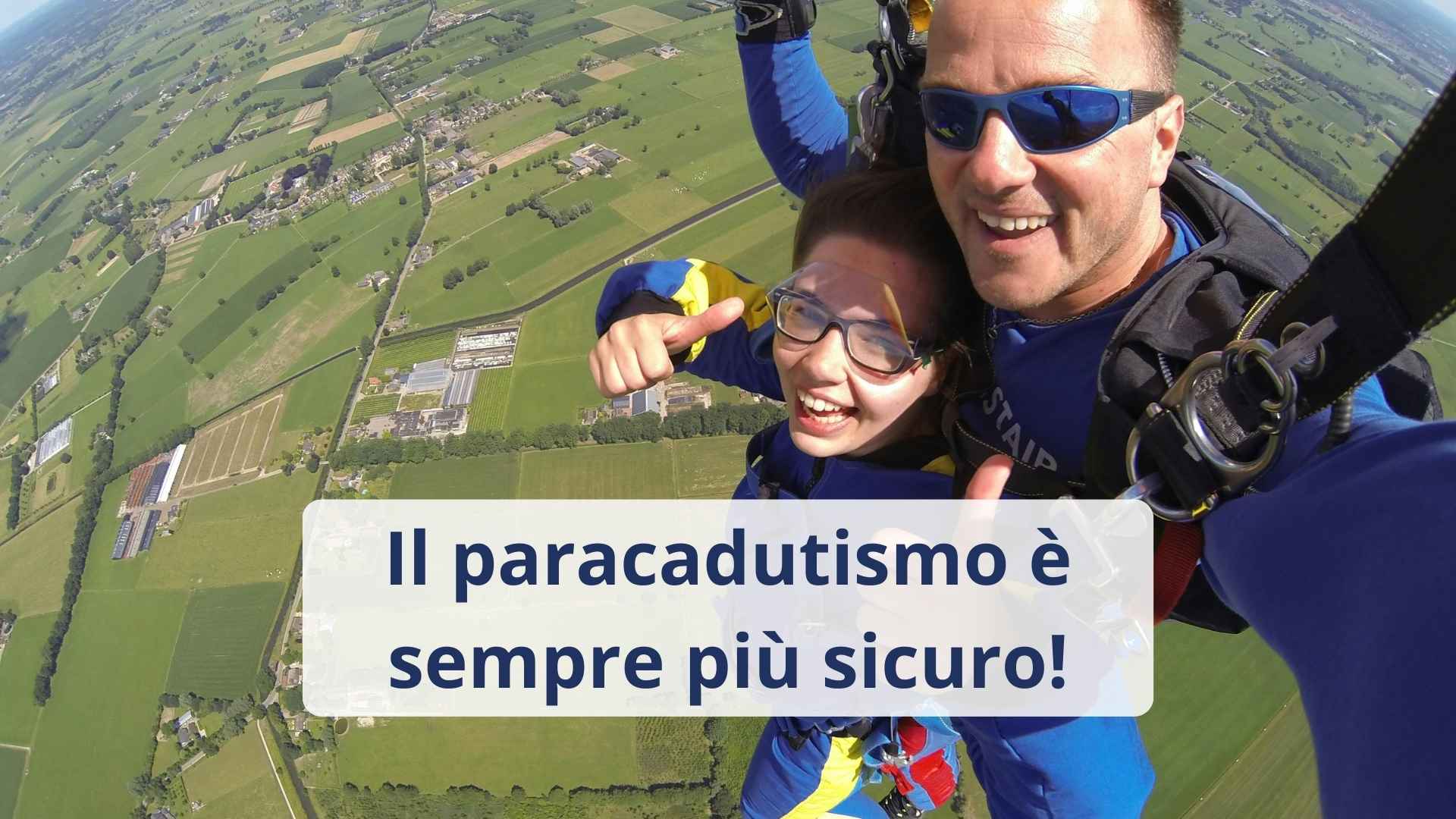 quanto è sicuro lanciarsi con il paracadute? accademia di paracadutismo