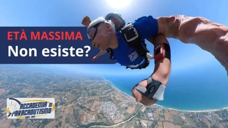 Maximum age for parachuting by 2025